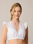 Spitzenbluse / Ivory