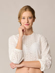 Baumwollbluse / Ivory