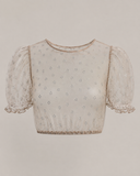Bluse Flora Champagner