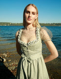 Bluse Flora Lindgrün